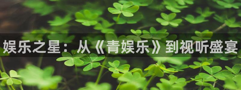 jdb夺宝电子gaming：娱乐之星：从《青娱乐》到视听盛宴