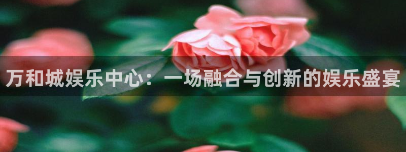 jdb夺宝电子gaming：万和城娱乐中心：一场融合与创新的娱乐盛宴